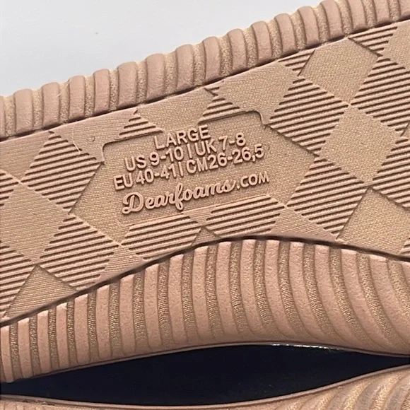 NWT Dluxe By Dearfoams Women's Dolly Felted Bootie Black Slippers Size US 9-10 - Picture 10 of 11